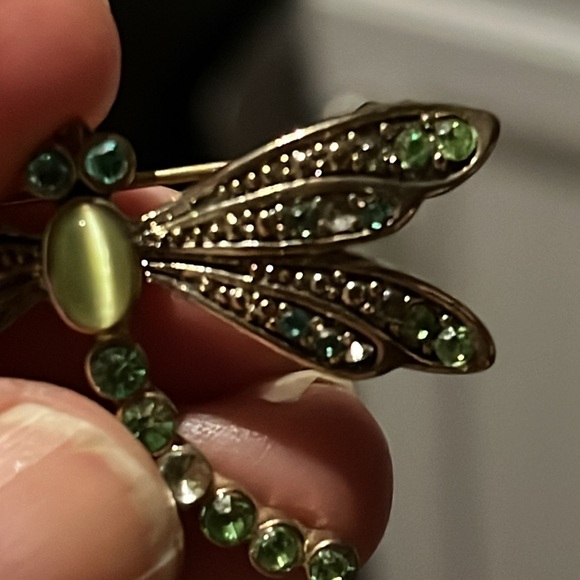 Vintage Liz Claiborne dragonfly brooch - Picture 3 of 3